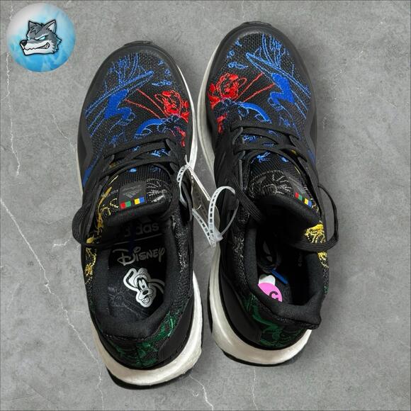 Adidas Ultraboost DNA X Disney Goofy Black Blue Primeknit Shoes Women 5.5 FX0227 - Picture 4 of 5